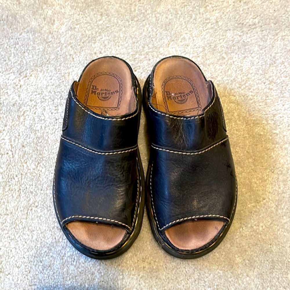 Vintage 90’s Dr. Martens slide sandals.